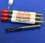 MICRO 100 BEM-156-03X Carbide Ball Nose 5/32" End Mill; 3 fluteMachinist