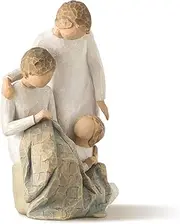 [Willow Tree] Generations, Making memories that last lifetimes, Reflects time spent with grandmother, mother, daughter, and what is learned from loving family relationships, Sculpted Hand-Painted Figure