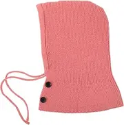 [VALICLUD] Warm Hat Winters Knitted One-Piece Scarf for Women Knitting Hat Ears for Cold Weather Pink