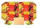 FRUIT SPLASH SOAP with extracts of Orange,Peach,GreenApple &Lemon( 75grmPerSoap)