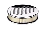 Billet Specialties Ribbed Air Cleaner Round 10X3 BS15220