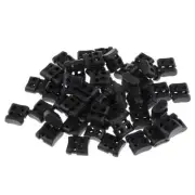 50pcs Double Hole Cord Locks Spring Toggle Stopper for