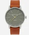 Rip Curl Mens DRAKE LEATHER Surf Waterproof WATCH New - 005MTI Grey Tan