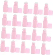 VICASKY 20pcs Reusable Roller Perfume Bottles Empty Essential Oil Containers with Roller Design for Travel and Home Use