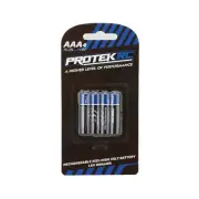 ProTek RC High Voltage Rechargeable AAA NiZn Batteries (4) (1.6V/900mWh) (Mini-Z