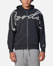 [JORDAN] Jordan Jumpman Mvp Statement Fleece Hoodie Off Noir/sail - Size 2XL 2XL Off Noir/Sail