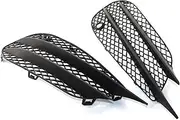 1 Pair Car Front Bumper Fog Light Lamp Grille Cover Compatible For Benz C-Class W205 C205 S205 A-M-G Line 2015‑2018 Grill