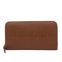 在飛比找momo購物網優惠-【BURBERRY 巴寶莉】經典LOGO壓印牛皮ㄇ字型12卡