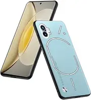[HULLIN] Mobile Phone Case Compatible with NothingPhone (1) / Nothing Phone 1 (6.55 inches), A High-Quality Protective Case Made of PU Leather, Light Blue