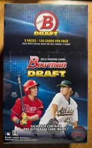 2016 Bowman Draft Baseball Sealed Super Jumbo Box...Alonso, Bichette Auto RCs?