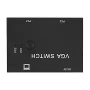 VGA Splitter Computer Accessory 2-In-1-Out 2 Port Switcher HD Display Access Set