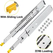 Heavy-Duty Full Extension Drawer Slides with Dual Lock, 264cm, 227kg Capacity