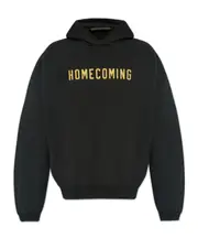 Fear Of God Essentials Slogan Printed Long Sleevd Hoodie XXS,S,XL,XS,M,XXL black