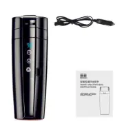Cup Car Heating Thermos Cup Kettle Smart Temperature Control Touch LCD Display