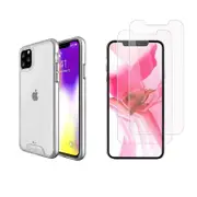 iCoverLover For iPhone 12 Pro Max Case + [2-Pack] Glass Screen Protectors Clear