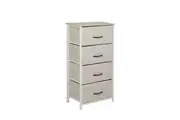 Levede 4 Chest of Drawers Storage Cabinet Beige