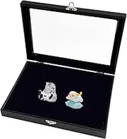 Yhsioaklo Pin Badge Display Case: Clear Dustproof Pin Collection Display Frame | Shadow BoxEnamel Pin Display | For Enamel Pins Pin Holder For Pins