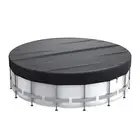 Clever Design Securely Fastened Round Swimming Pool Protector Against Debris
