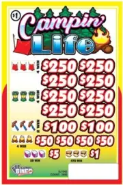 NEW pull tickets CAMPIN LIFE - Instant Tabs