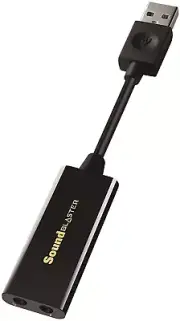 Creative Sound Blaster Play! 3 USB DAC Amp and Sound Card,70Sb173000000