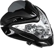 Black Motorcycle Headlight Assembly Motorcycle Headlight Headlight Assembly Compatible With BAJAJ PULSAR 150 200