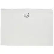 Aqua Drops Zip Open Document Wallet A4 Clear