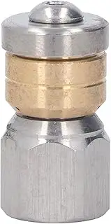 5000 PSI Pressure Washer Nozzle Mini Compact Drain Cleaning Nozzle Drain Cleaning Tool for Home Bathroom Kitchen Sink Ducts (G1/4" Female Thread)