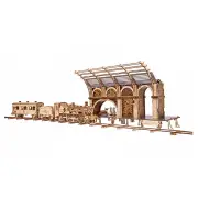 UGears Harry Potter Hogwarts Express and Platform 9 3/4 Model