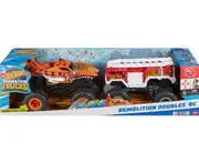 Hot Wheels Monster Trucks RC 1:24 Tiger Shark & 5-Alarm 2 Pack