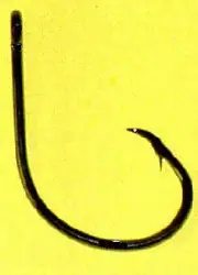 Eagle Claw L197BKG #6/0 5CT Platinum Black Circle Offset Bait Hooks