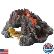 Paoleju Reptile and Amphibian Habitat Décor | Volcano Shape Aquarium Decorati