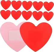 YARNOW First Aid Kit Essential: 25pcs Heart-shaped Waterproof Band Adhesive Patches Breathable Small for Face Fingertips