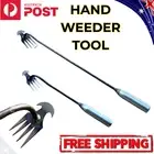 Manual Tool Garden Weed Remover Stainless Steel Hand Weeder Rake Weeding Puller
