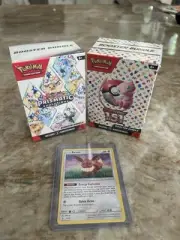 2x PRISMATIC EVOLUTIONS & 151 BOOSTER BUNDLES+ FREE EEVEE HOLO