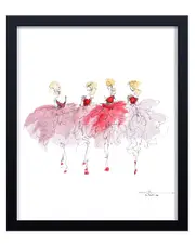 Ready2HangArt Cancan No 5 Framed Print Wall Art