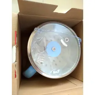 👜【 小太陽不鏽鋼美食鍋 1.0L TR-100 】 (全新) (藍色)