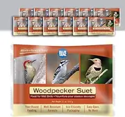 11oz Year Round Premium Woodpecker Bird Suet Cake 12pk