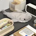 Duck/Shark/Turtle Pencil Case Plush Stationery Organizer Storage Bag Student