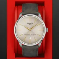 在飛比找momo購物網優惠-【TISSOT 天梭 官方授權】杜魯爾系列 時尚紳士機械腕錶