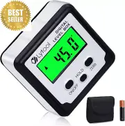 Digital Level Box Angle Finder Mini Inclinometer with Magnet & Backlit LCD