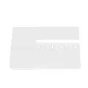 Transparent Acrylic Leathercraft Aid Plate for Pulling up Pricking