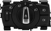 ABS Headlight Control Switch 61319169406 Angle Adjustment Automatic Mode Headlamp Switch Front Headlamp Control Switch Precise Control for 1 3 Series E82 E88 E90 LCI E91 LCI X1 E84