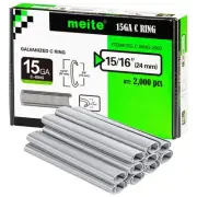 15 Gauge 3/4" Hog Rings, Galvanized Hog Ring Staples for SC7C, SC7C-I2 Hog Ri...