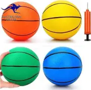 New 5 INCH PVC Mini Basketball for Indoor Basketball Mini Hoops, Soft 5" Rubber
