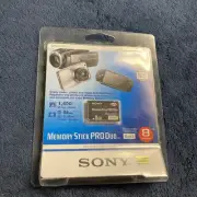 Sony 8GB Memory Stick PRO Duo Card - MS-MT8G New In Package