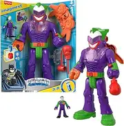 Fisher-Price Imaginext DC Super Friends Batman Toys, 12-inch LaffBot Robot Toy with Lights Sounds and Insider The Joker Figure