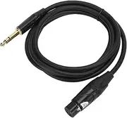 Audio Cable, Long Aux Cord, Speaker Cable, Suitable for Studio Recording Setups and Live Performances (JD6002-2 mètres)