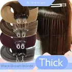 Micro Ring 100% REAL REMY Human Hair Extensions Micro Loop Beads I Tip Straight