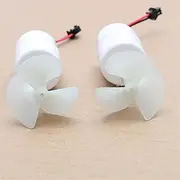 QONXIX 1Pair 7.4V-12V Waterproof 370 Motor Underwater Engine Propeller CW CCW, for RC Vessel Pattern Fishing Bait Boat Model Spare Parts RC Boat Propellers