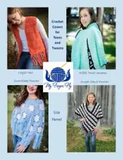 Crochet Covers for Tweens and Teens Crochet Pattern Paperback Book - Layla Vest,